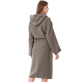 Bridal Long Hooded Robe graduation Gift  Hooded Robe  Bathrobe For Bride and Bridal  Wedding gift-hooded